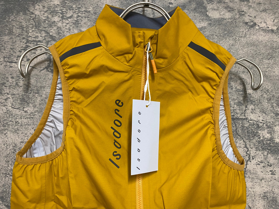 JP713 イザドア Isadore Signature Rain Gilet ジレ サイクルベスト スーダンブラウン XS