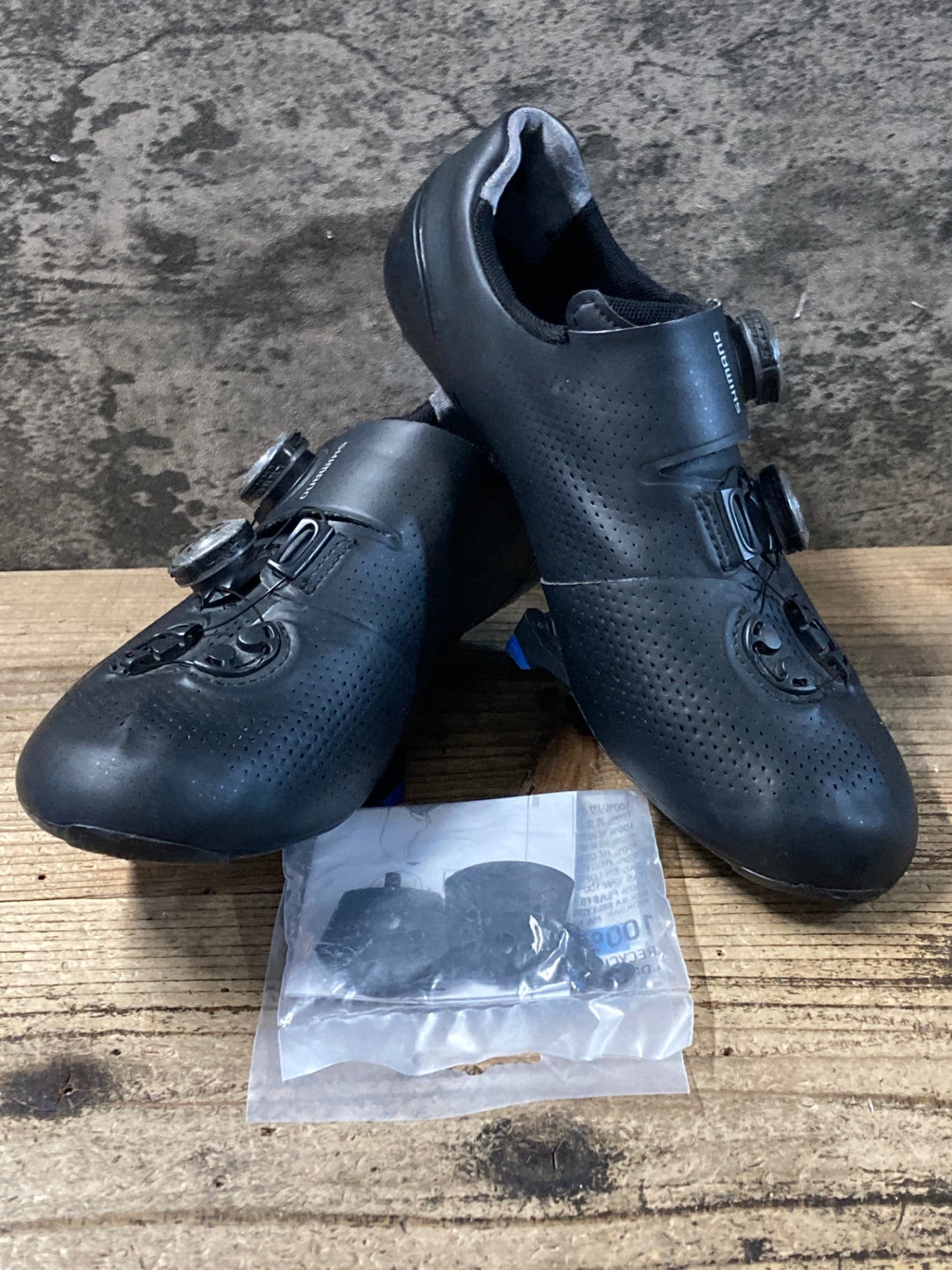 KD661 シマノ SHIMANO S-PHYRE RC9 SH-RC901M ビンディングシューズ 黒 SPD-SL EU41 ※左側BOAダイヤル破損