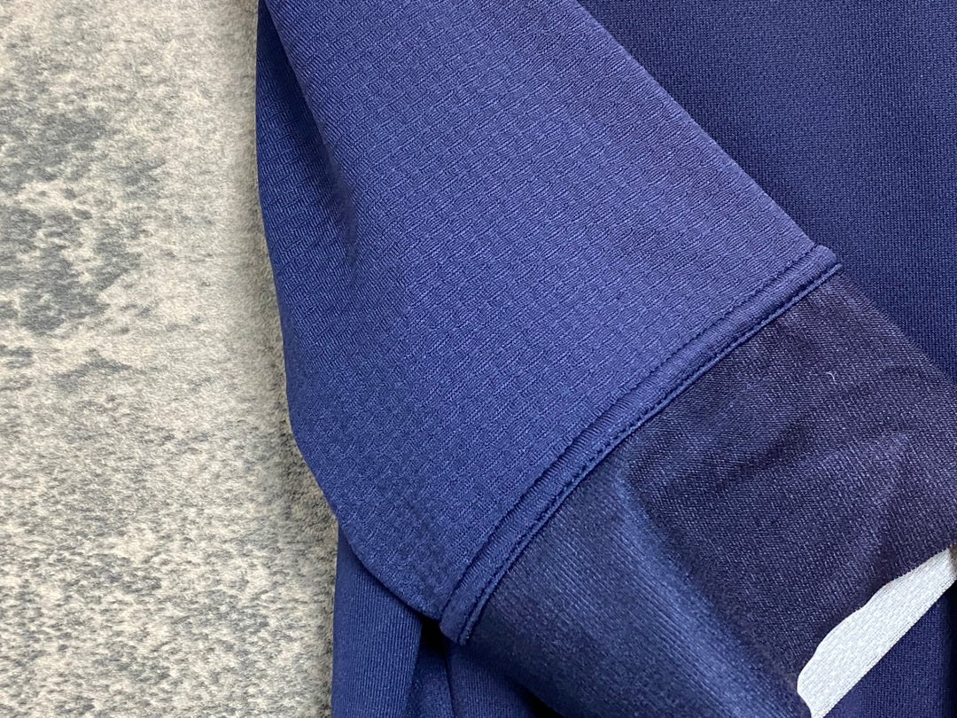 JW075 パールイズミ PEARL iZUMi 半袖 サイクルジャージ ネイビー L
