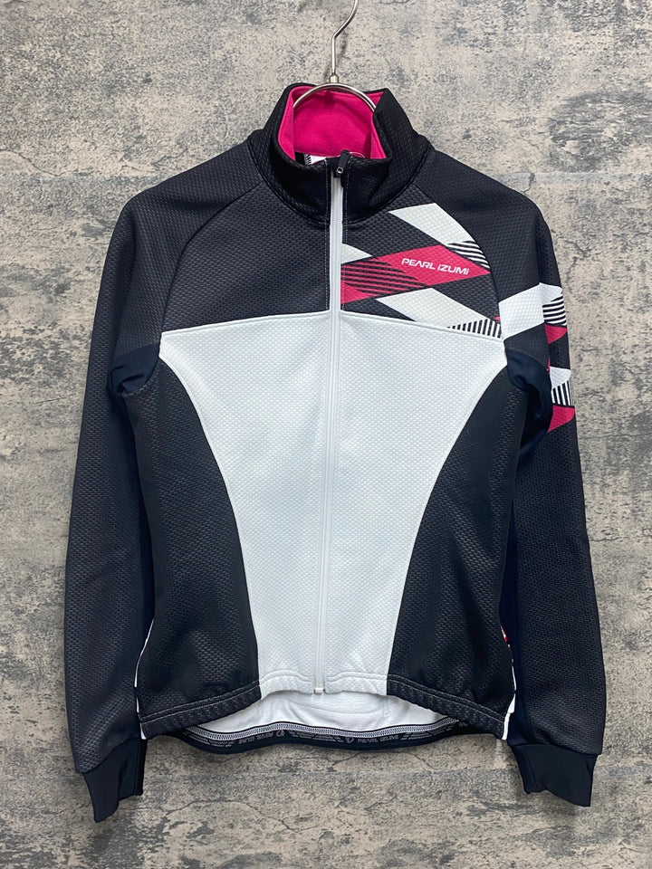 JW994 パールイズミ PEARL iZUMi 長袖 サイクルジャージ 白 S 裏起毛