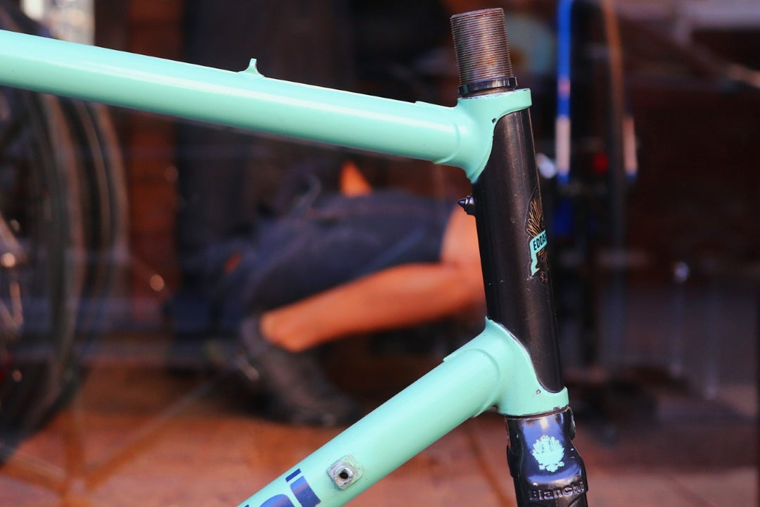 ビアンキ BIANCHI コロンバス COLUMBUS  SLX 1980年代 クロモリ フレームセット 【東京南麻布店】