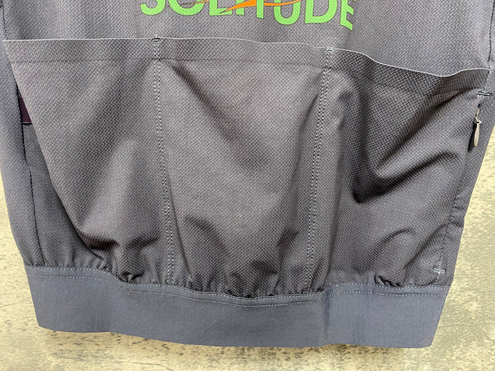 JY488 パスノーマルスタジオ PAS NORMAL STUDIOS Solitude Logo Jersey 半袖 サイクルジャージ グレー S