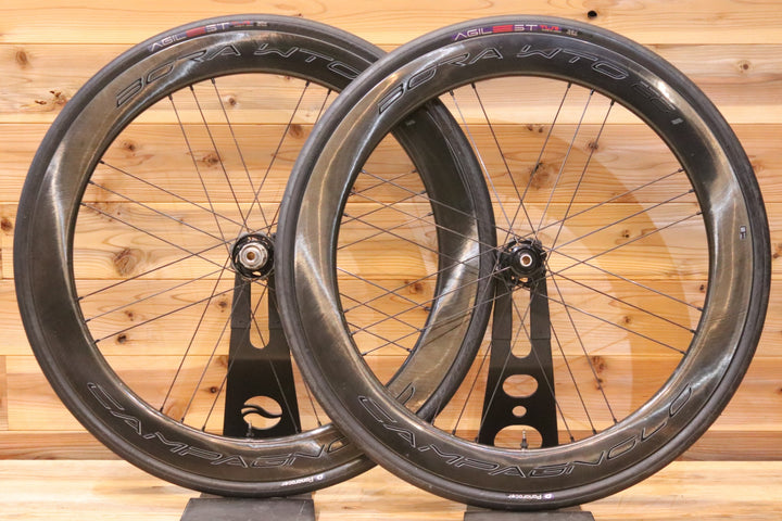 カンパニョーロ CAMPAGNOLO ボーラ BORA WTO 60 DB シマノ 11/12S 19C カーボン チューブレス ロードバイク DISC ホイールセット 【広島店】