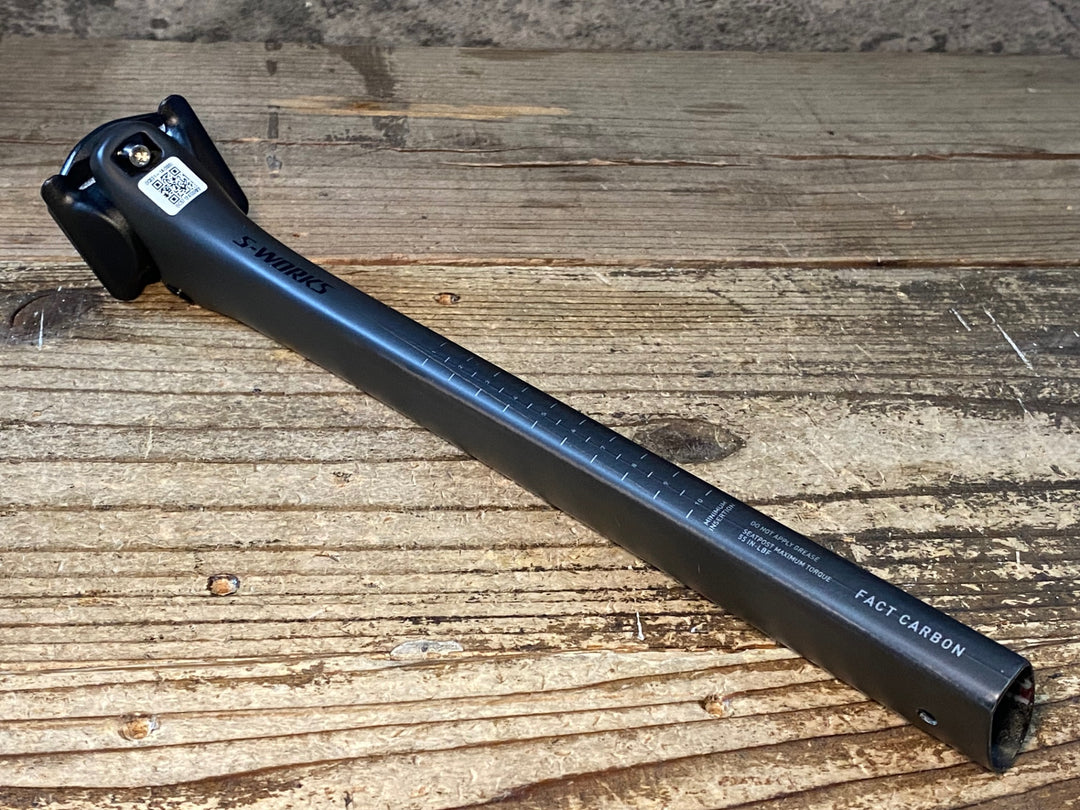 JT270 スペシャライズド SPECIALIZED S-WORKS TARMAC SL8 CARBON POST カーボンシートポスト 300mm x 15mm ※完成車外し