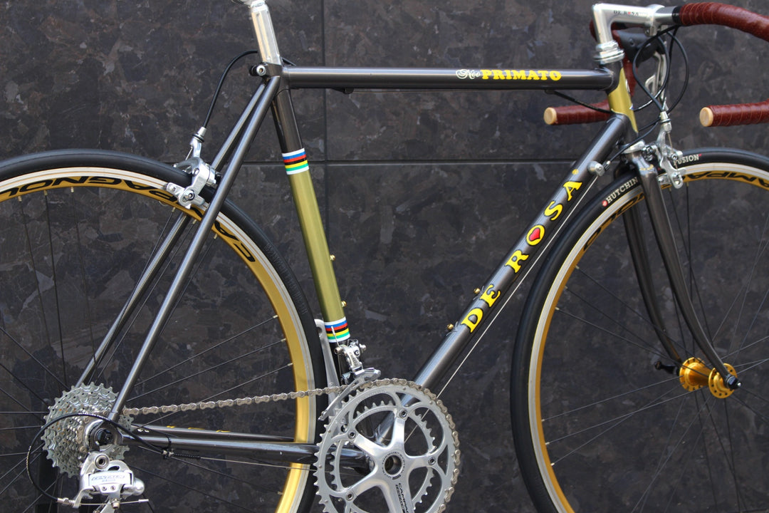 デローザ DE ROSA ネオプリマート NEO PRIMATO 2009頃 52サイズ カンパニョーロ ケンタウル 10S クロモリ ロードバイク GOLD KHAMSIN 【福岡店】