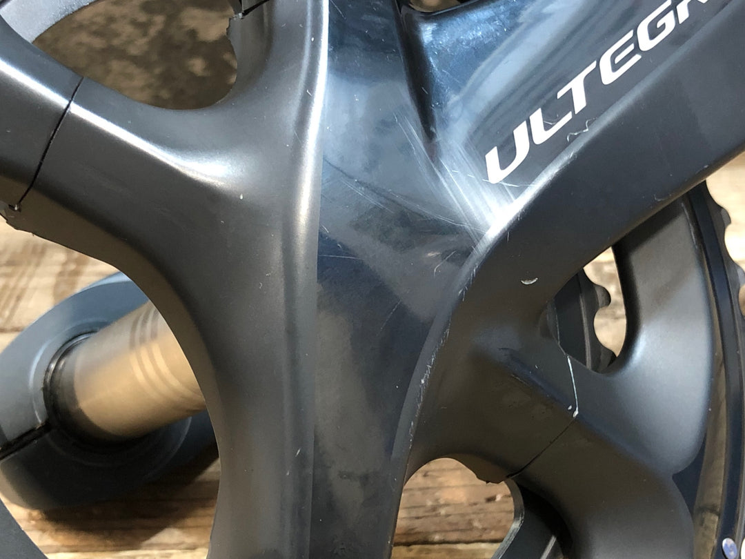 JO699 ジャイアント GIANT Power Pro 2-R/ L パワーメーター クランクセット SHIMANO ULTEGRA FC-R8000 172.5mm 50/34T サイコンとの接続確認済 ケーブルセット