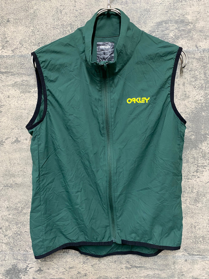 KA736 オークリー OAKLEY サイクルベスト ジレ 緑 L