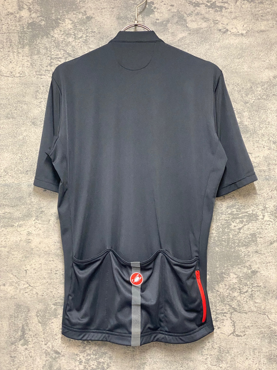 KC589 カステリ CASTELLI 半袖 サイクルジャージ 黒 L