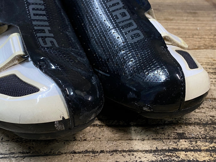 JV193 シマノ SHIMANO SH-R171WE ビンディングシューズ SPD-SL 40.5E ワイド
