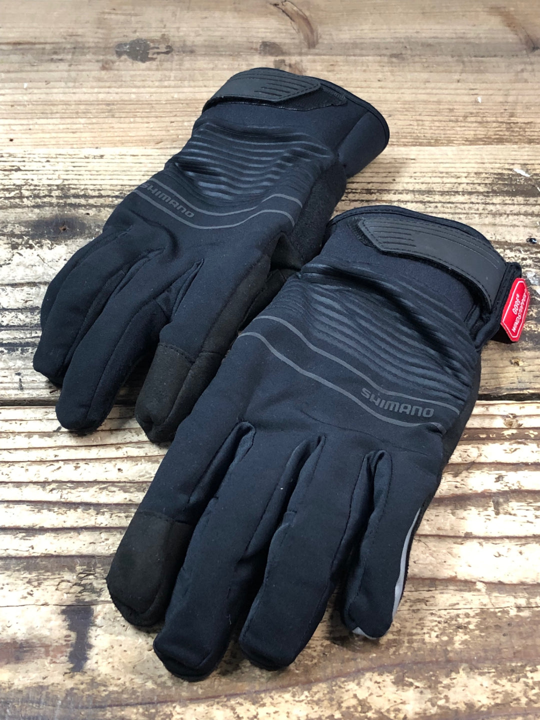 JO739 シマノ SHIMANO 長指ウィンターグローブ 黒 GORE WINDSOPPER MEN'S S