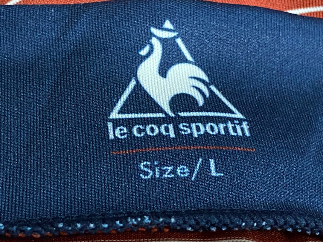 KA706 ルコックスポルティフ le coq sportif 半袖 サイクルジャージ Lサイズ 赤