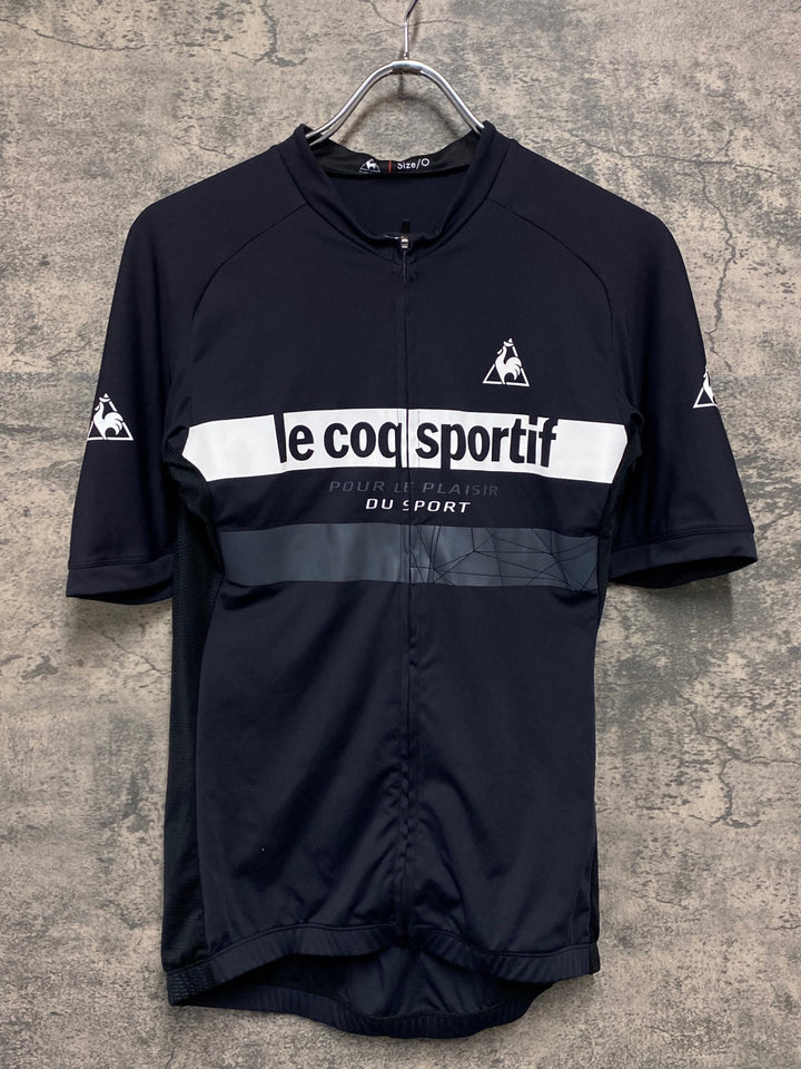 JW556 ルコックスポルティフ le coq sportif 半袖 サイクルジャージ 黒 O