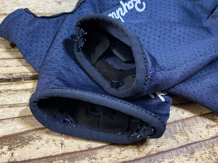 JV068 ラファ Rapha サイクルグローブ XS ネイビー ※ロゴ剥がれ