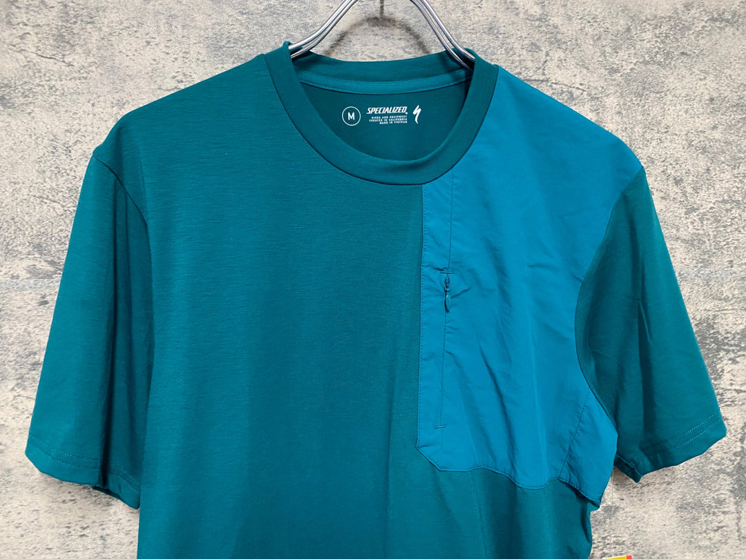 JV672 スペシャライズド SPECIALIZED ADV AIR JERSEY SS MEN 半袖 サイクルジャージ ターコイズ M