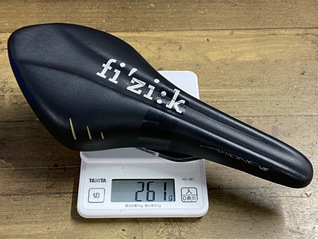 KO375 フィジーク fizik ARIONE VS サドル 黒 MANGANESEレール ※プレート欠品