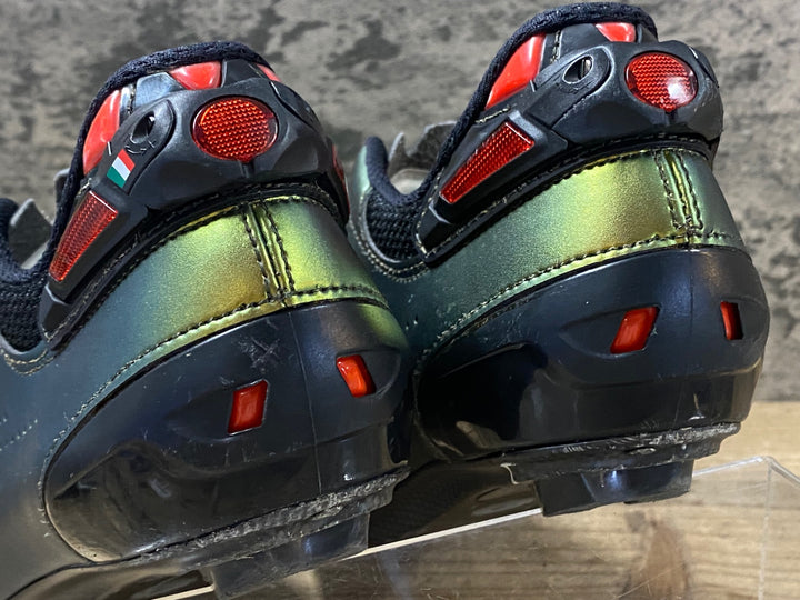 JS462 シディ SIDI ショット SHOT 2 3穴 ビンディングシューズ EU42 ゴールド/シルバー