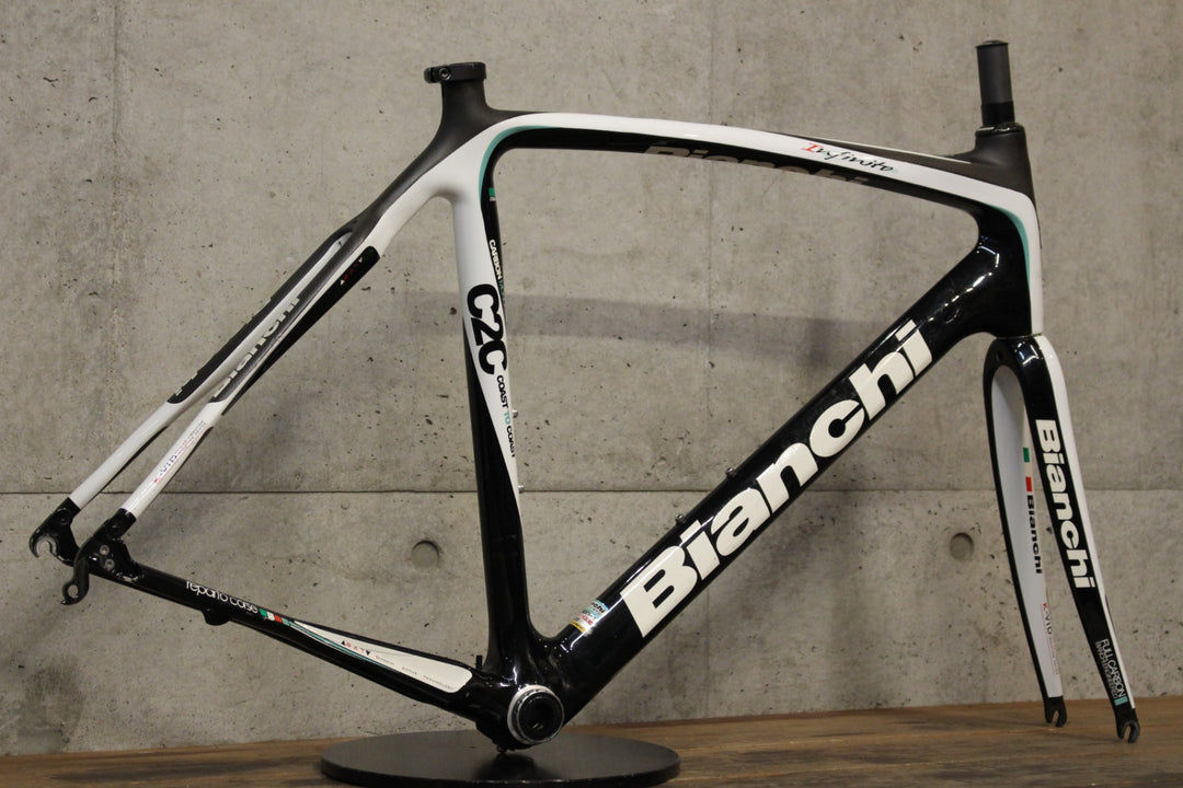 ビアンキ BIANCHI インフィニート INFINITO 2011モデル 570サイズ カーボン ロードバイク フレームセット 【福岡店】