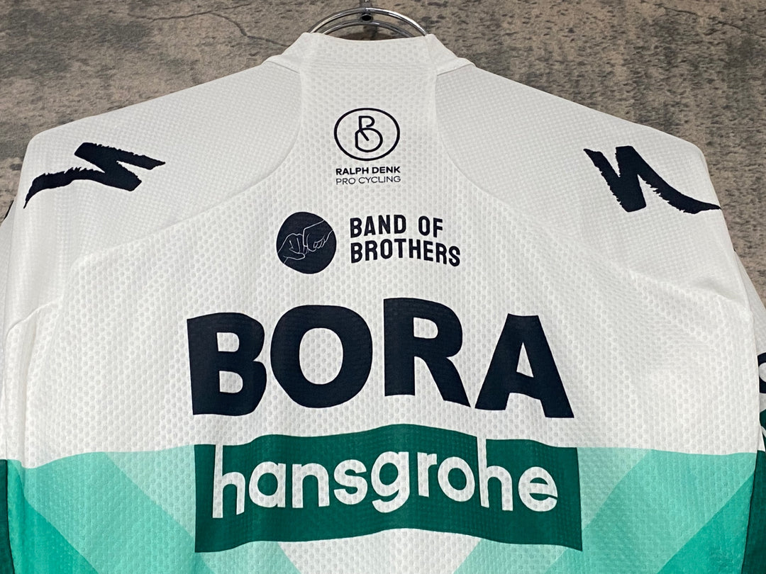 KJ820 スポーツフル sportful 半袖 サイクルジャージ 白 緑 M BORA hansgrohe