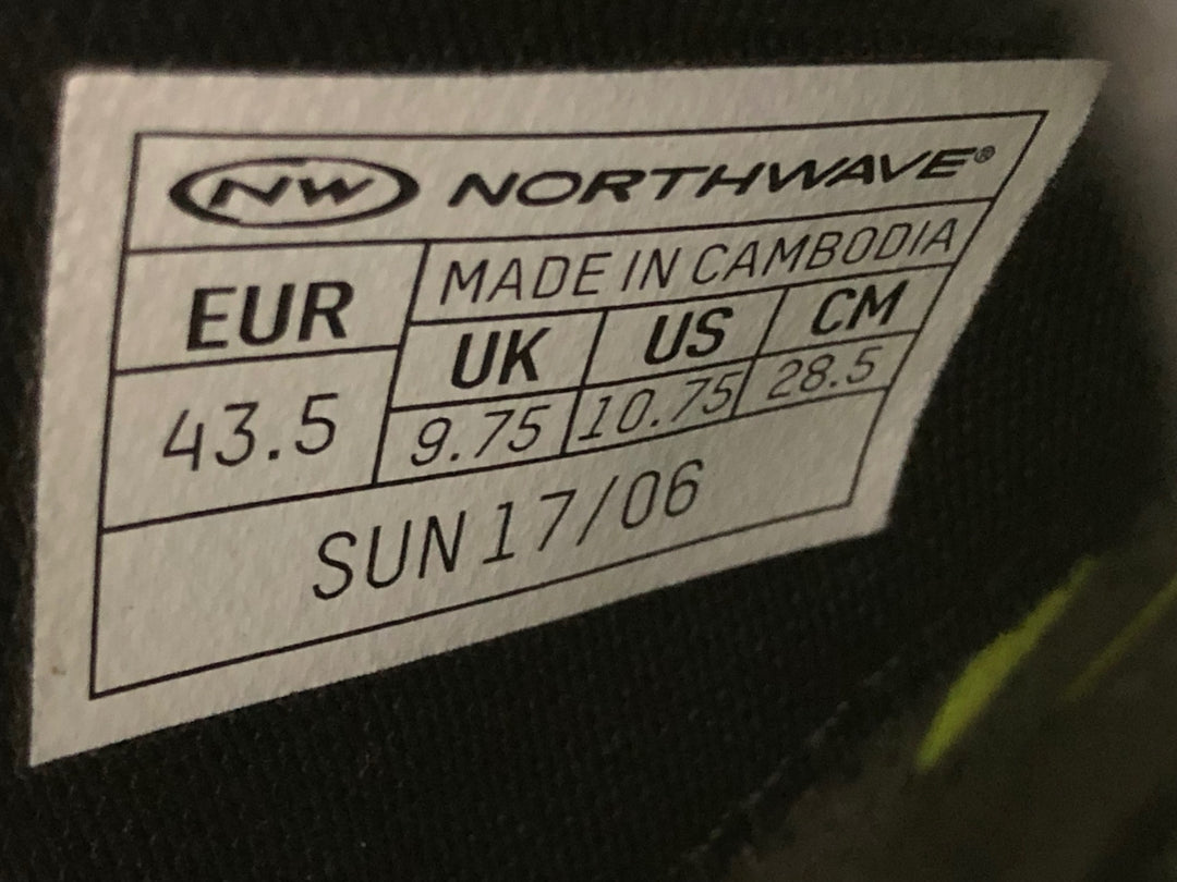 JY594 ノースウェーブ NORTHWAVE EXTREME GT ビンディングシューズ SPD-SL 黄色 EU43.5