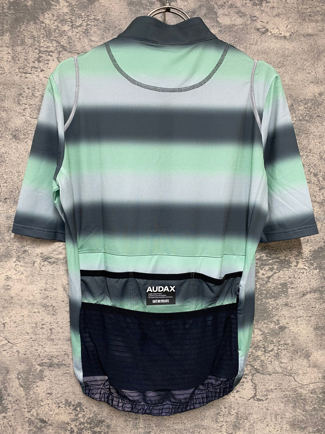 KD390 カフェドシクリステ Cafe du Cycliste AUDAX 半袖 サイクルジャージ 緑 M