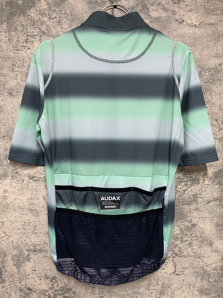 KD390 カフェドシクリステ Cafe du Cycliste AUDAX 半袖 サイクルジャージ 緑 M