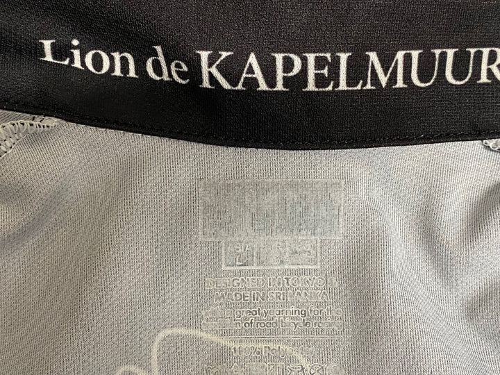 KC198 リオンドカペルミュール Lion de KAPELMUUR 半袖 サイクルジャージ 黒 L