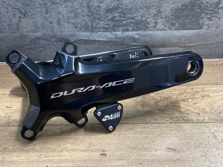 KM488 シマノ SHIMANO デュラエース DURA-ACE FC-R9200 クランクセット 175mm 4iiii 両足計測パワーメーター付き 接続確認済