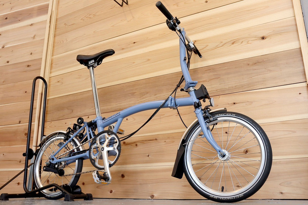 ブロンプトン BROMPTON S6L 2021 クラウドブルー 2×3S 折り畳み ミニベロ 小径車 16インチ 【千葉店】