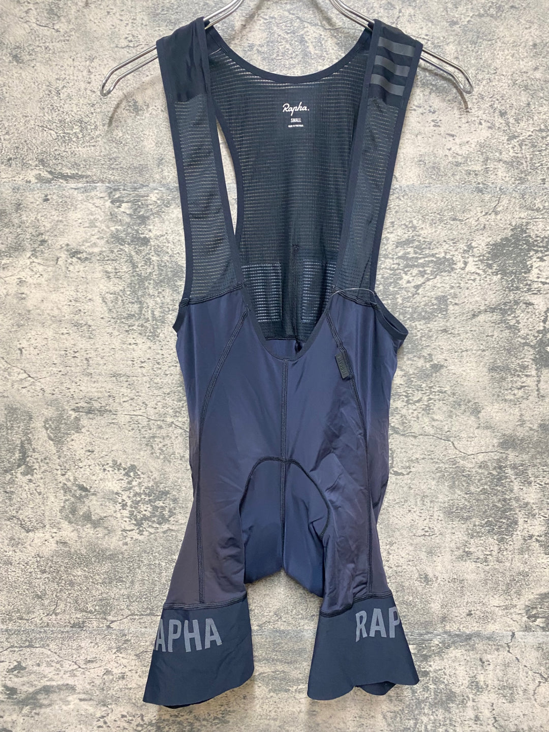 JZ458 ラファ RAPHA PRO TEAM FLYWEIGHT BIB SHORTS REGULAR ビブショーツ S 黒 色褪せ