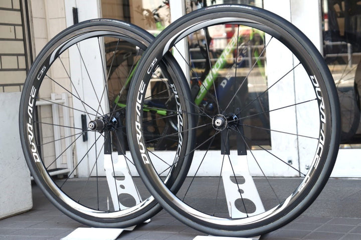 シマノ SHIMANO デュラエース DURA-ACE WH-9000-C35-TU カーボン チューブラー ホイールセット シマノ11S/12S 【横浜店】