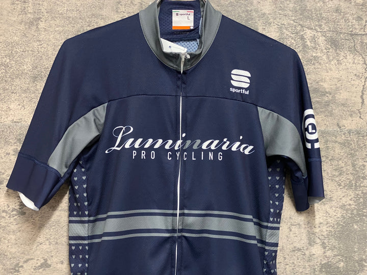 JV149 スポーツフル sportful 半袖 サイクルジャージ 黒 L
