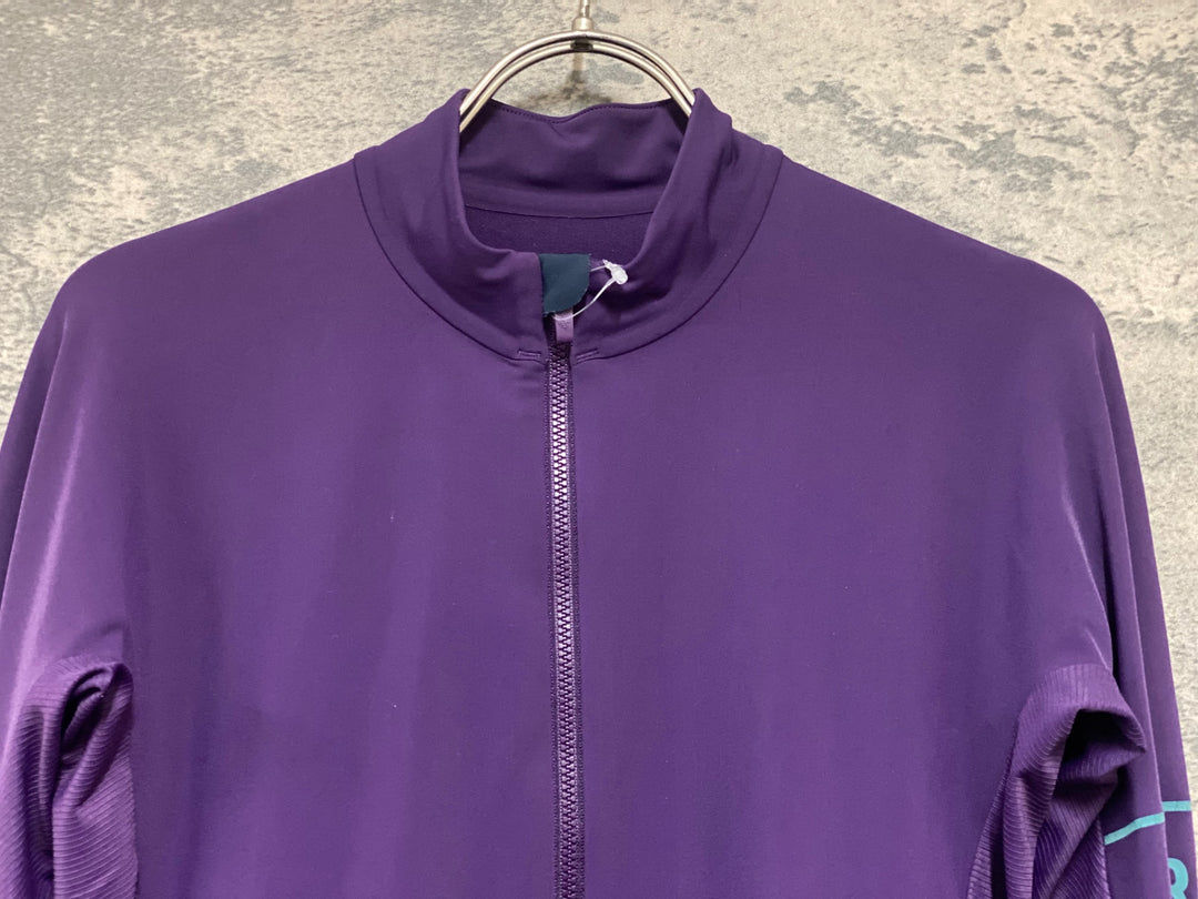 KH912 ラファ Rapha PRO TEAM LONG SLEEVE THERMAL JERSEY 長袖 サイクルジャージ パープル S