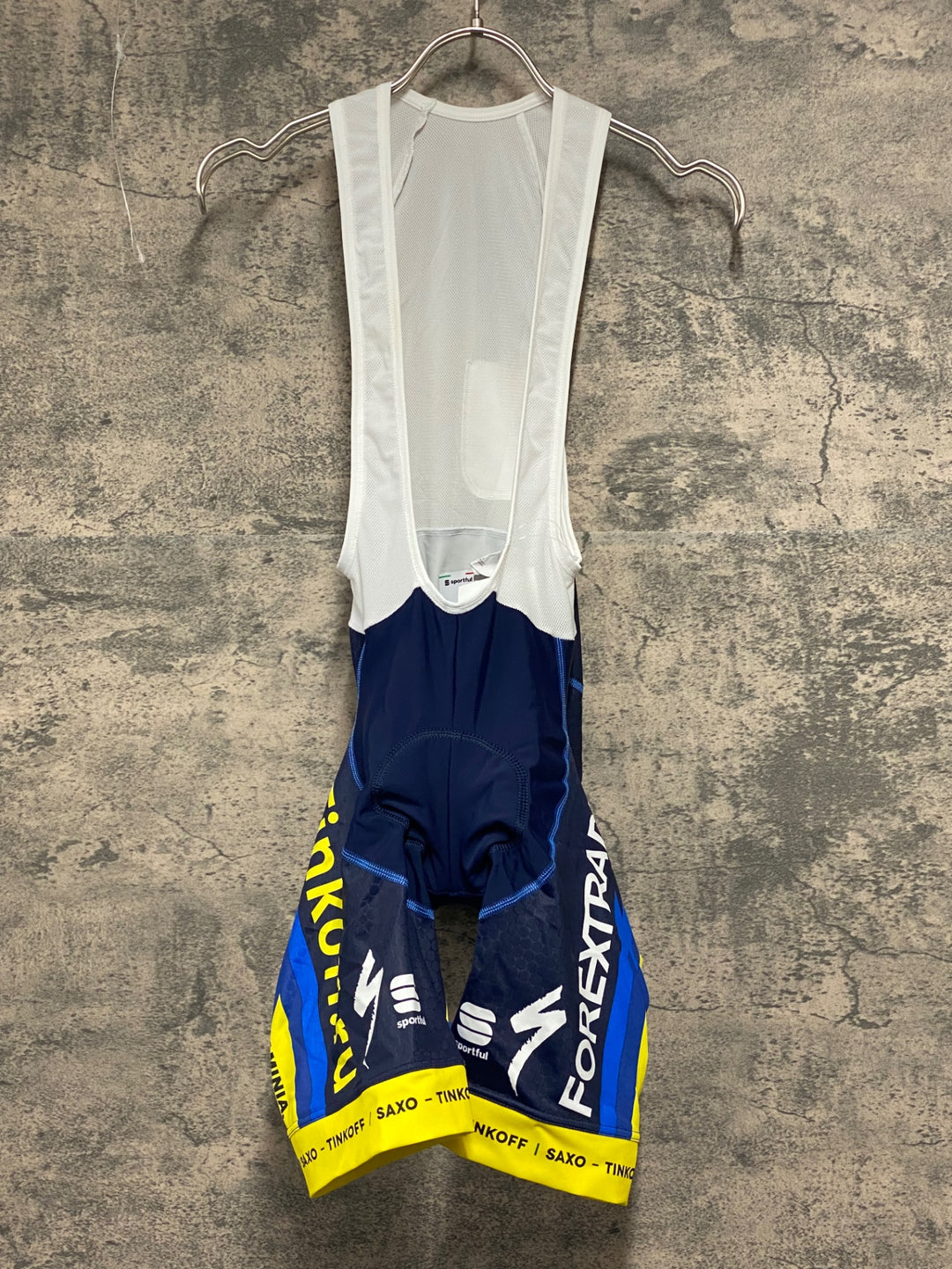 JV213 スポーツフル sportful ビブショーツ ネイビー 総柄 S Tinkoff