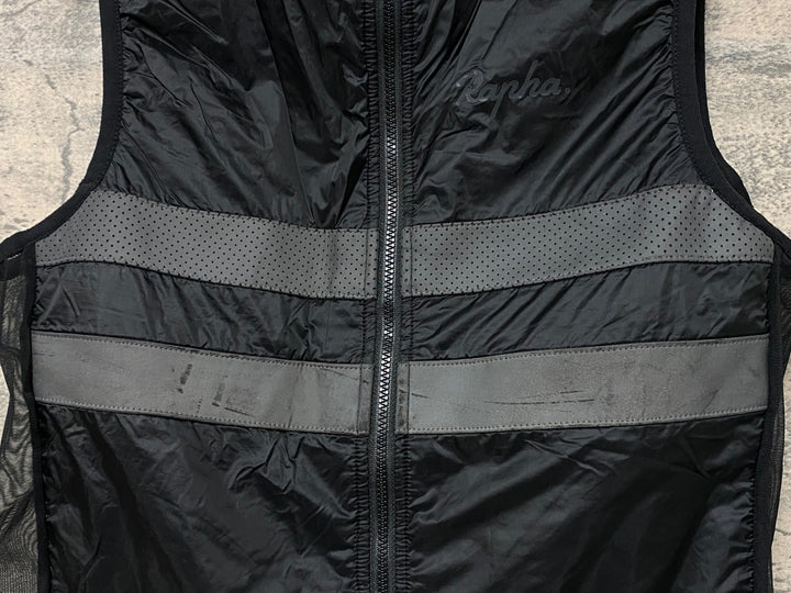 KF614 ラファ Rapha BREVET INSULATED GILET サイクルベスト ジレ 黒 S