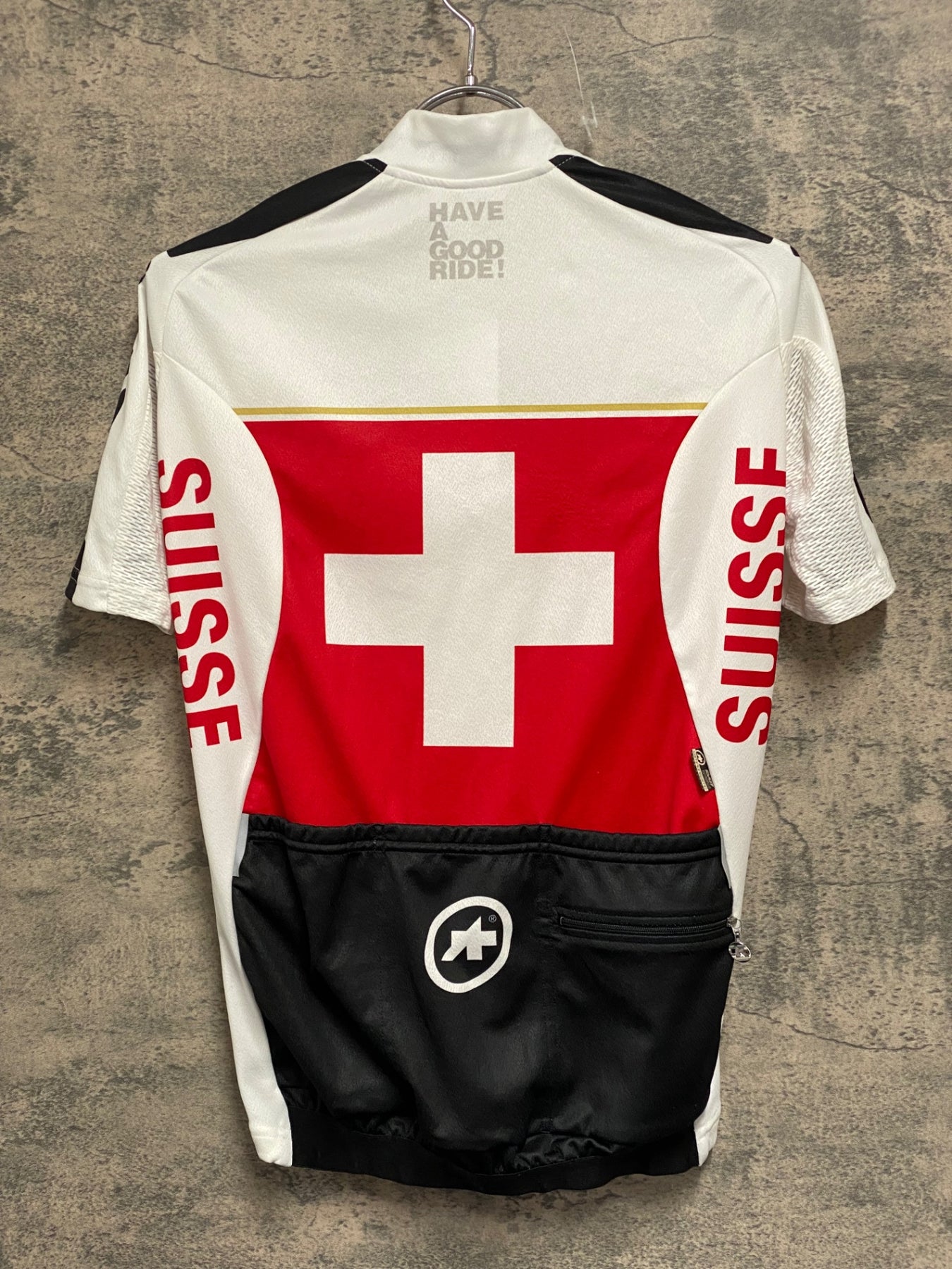 JV207 アソス ASSOS EVO7 半袖 サイクルジャージ 白 赤 XS – BICI