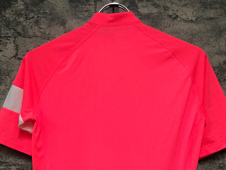 KM158 ラファ Rapha WOMEN'S CORE LIGHTWEIGHT JERSEY 半袖 サイクルジャージ ピンク XS ※汚れ