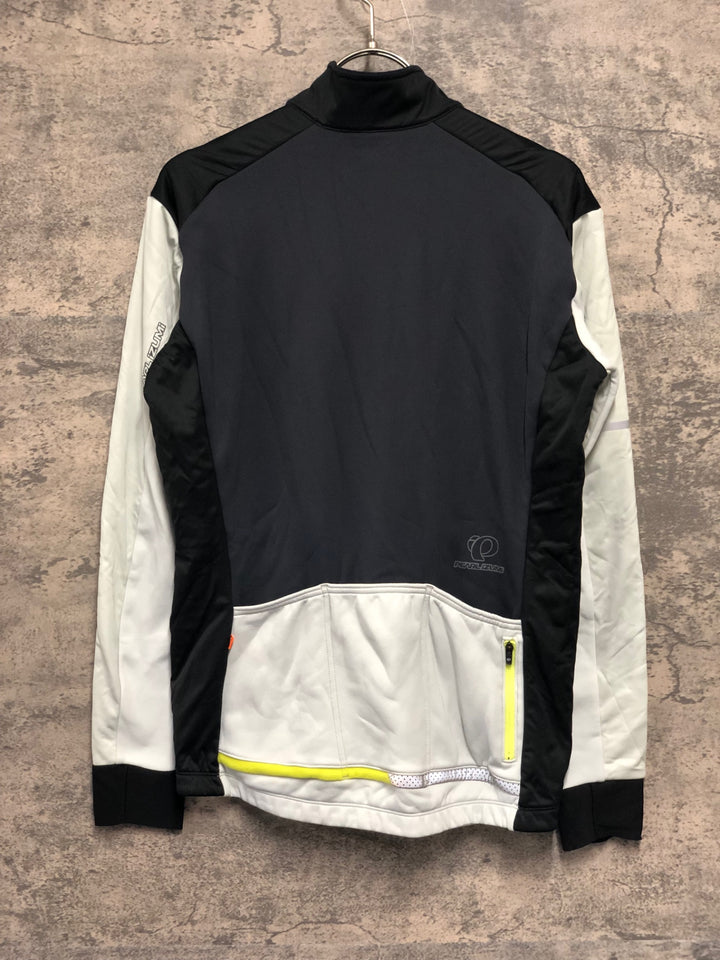 KJ365 パールイズミ PEARL iZUMi 長袖 サイクルジャケット 裏起毛 黒 グレー M