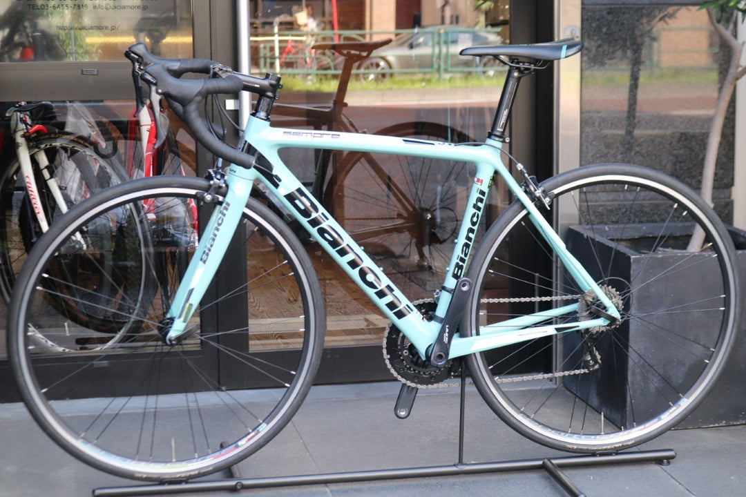ビアンキ BIANCHI センプレ SEMPRE PRO 2018年モデル 53サイズ シマノ ソラ R3000 9S カーボン ロードバイク 【東京南麻布店】