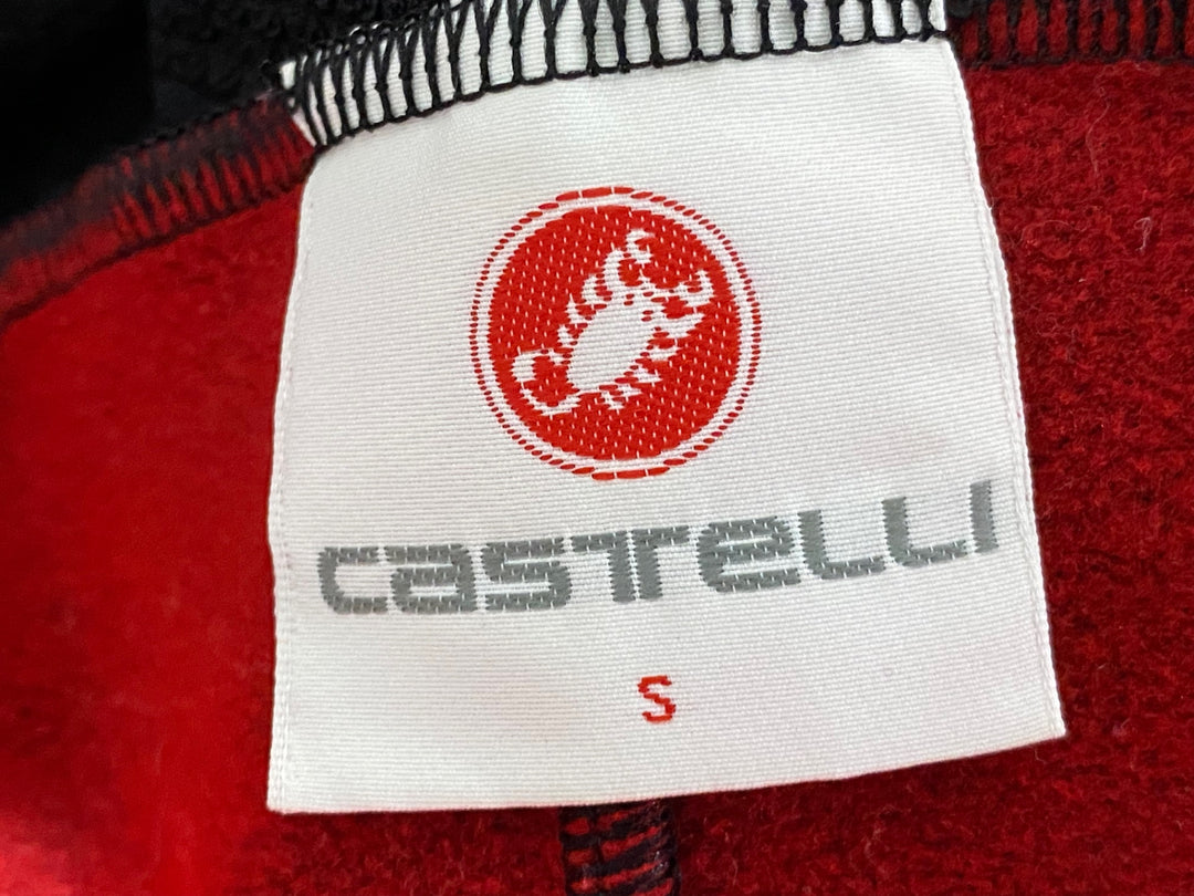KP752 カステリ CASTELLI ビブタイツ 黒 S 裏起毛 ※ロゴの割れ
