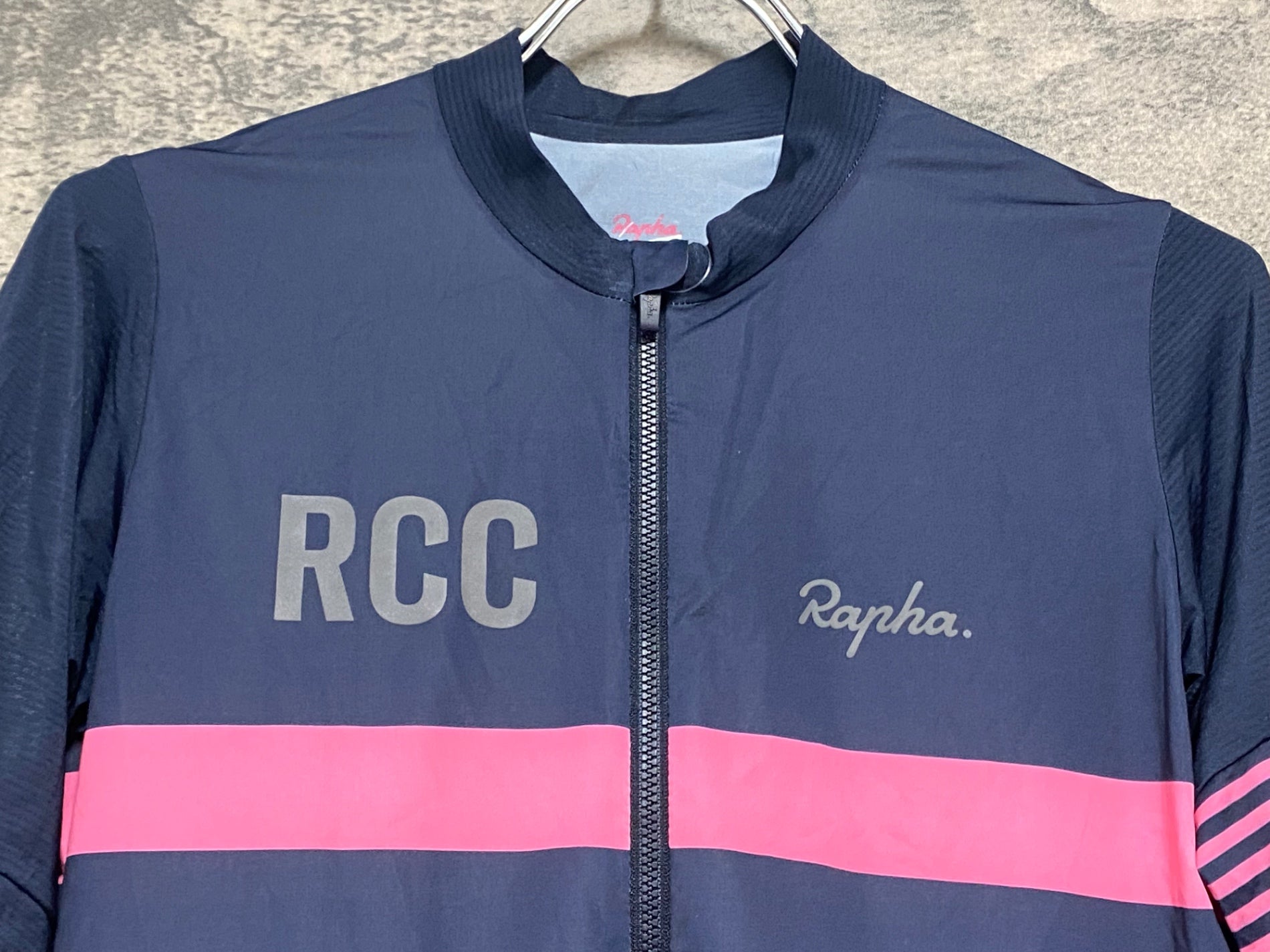 KA626 ラファ Rapha RCC PRO TEAM JERSEY 半袖 サイクルジャージ 濃紺
