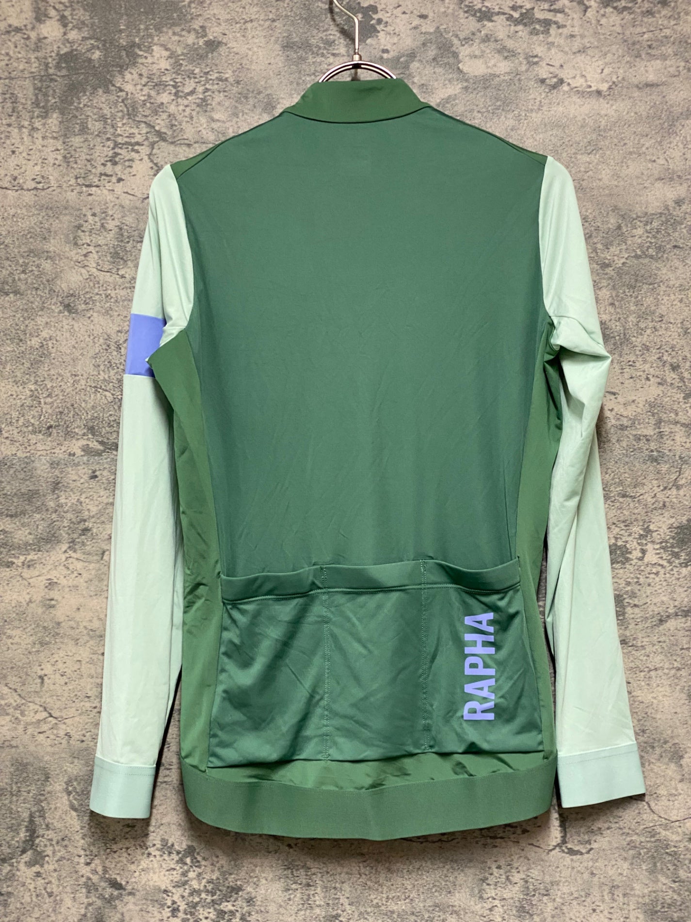 KC759 ラファ Rapha LONG SLEEVE JERSEY 長袖 サイクルジャージ 緑 M