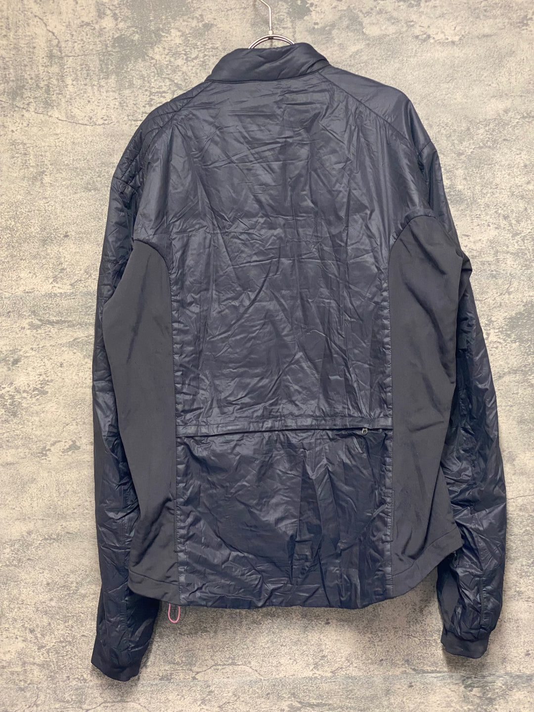JO256 ラファ Rapha 長袖 サイクルジャケット 黒 XL ダウン 中綿 ※ジッパー破損