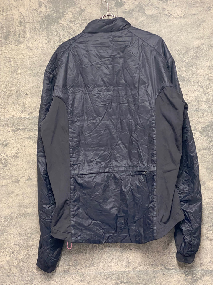 JO256 ラファ Rapha 長袖 サイクルジャケット 黒 XL ダウン 中綿 ※ジッパー破損