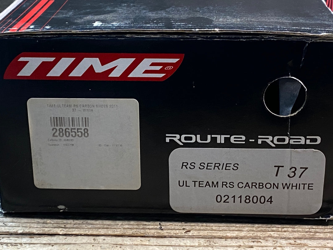 JR512 タイム TIME ULTEAM RS CARBON ビンディングシューズ 白 EU37