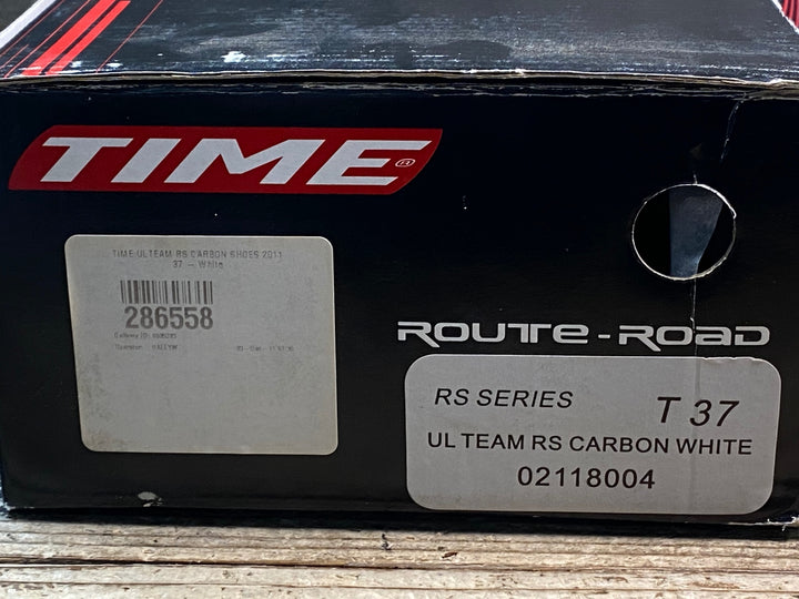 JR512 タイム TIME ULTEAM RS CARBON ビンディングシューズ 白 EU37