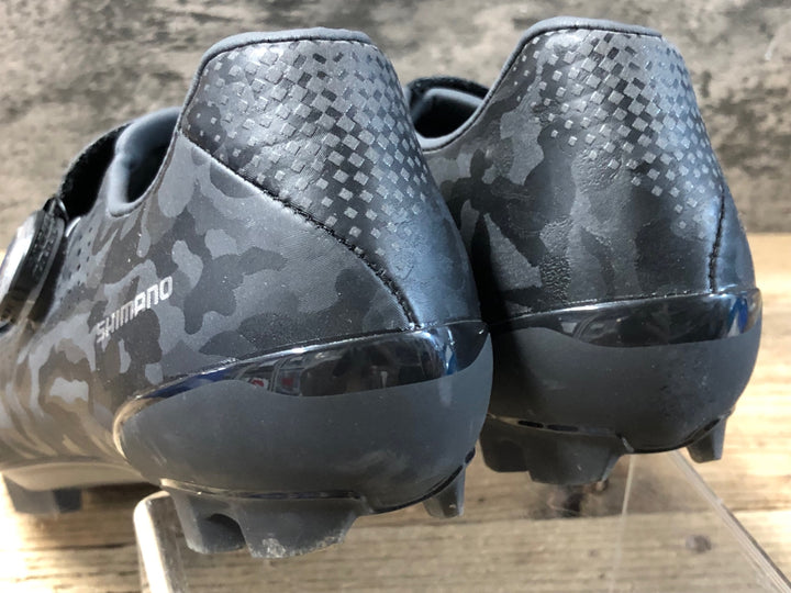 JW123 シマノ SHIMANO RX8 SHRX800M L01 S ビンディングシューズ 2穴 BOA 黒 EU43