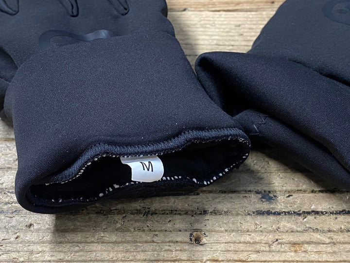KQ175 アソス ASSOS CLIMA CODE 3/3 ULTRAZ WINTER GLOVE 長指 グローブ 黒 M 裏起毛