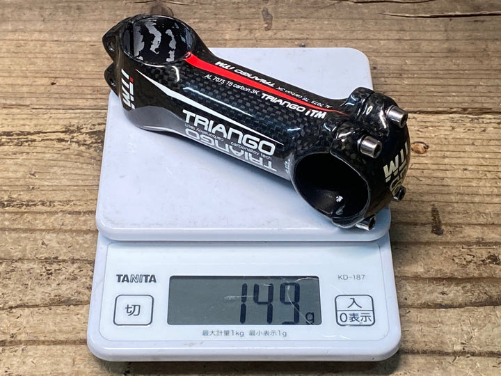 JP064 ITM TRIANGO ステム アルミ カーボンラップ 100mm Φ31.8 OS