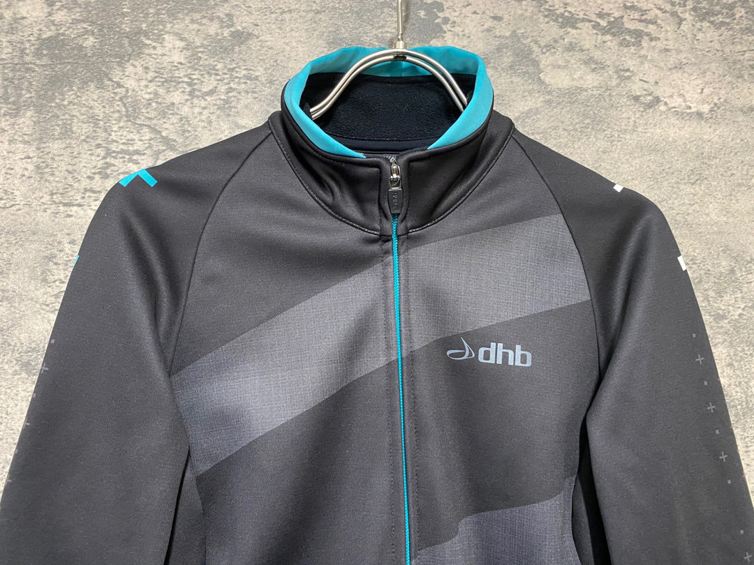 JJ688 dhb 長袖サイクルジャージ 14 裏起毛 黒緑