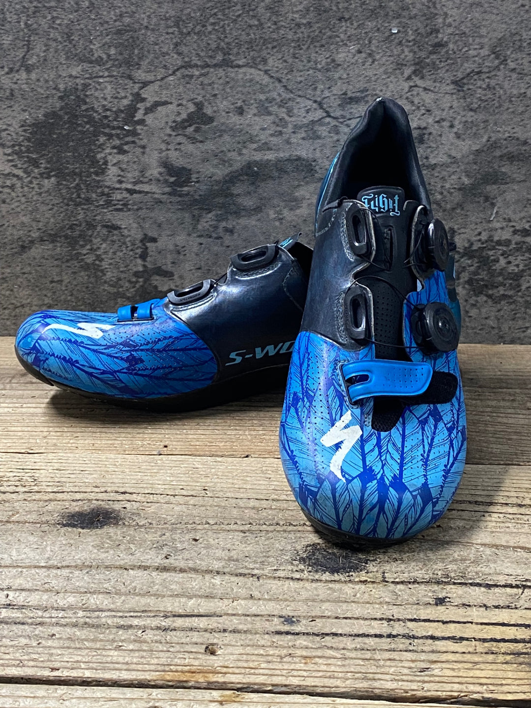 KP334 スペシャライズド SPECIALIZED S-WORKS RD 6 ビンディングシューズ 青 EU42 Fight Then Flight